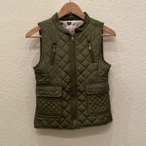 {i Love Pinc} Girls Green Puffer Vest